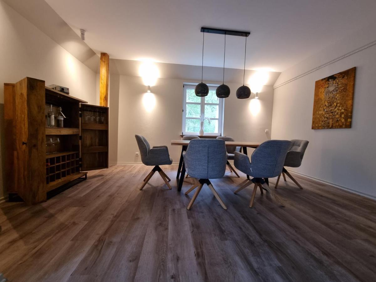 5 Sterne Bahnhoftraum, Appartement "Waldliebe" 133Qm, Grosse Terrasse 70Qm, Qr Code Scannen Fuer Virtuellen Rundgang, Premium Ausstattung Braunfels Exterior foto