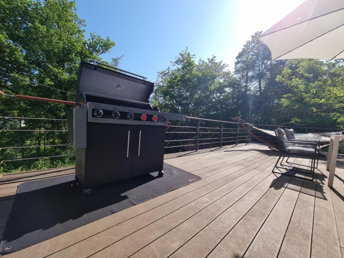 5 Sterne Bahnhoftraum, Appartement "Waldliebe" 133Qm, Grosse Terrasse 70Qm, Qr Code Scannen Fuer Virtuellen Rundgang, Premium Ausstattung Braunfels Exterior foto